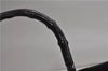 Authentic GUCCI Bamboo 2Way Tote Hand Bag Leather 0021034 Black 9107D