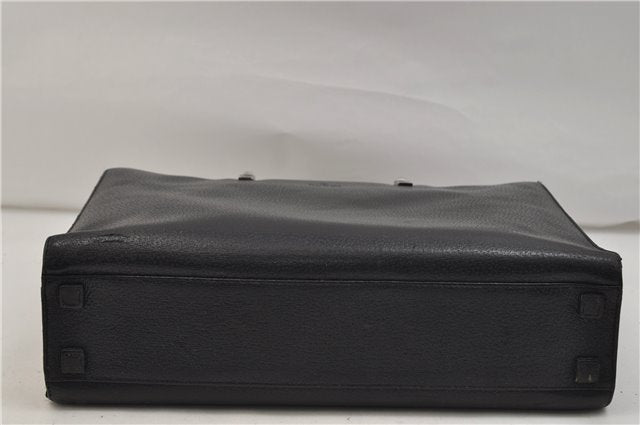 Authentic GUCCI Bamboo 2Way Tote Hand Bag Leather 0021034 Black 9107D