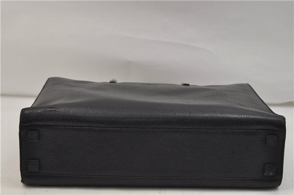 Authentic GUCCI Bamboo 2Way Tote Hand Bag Leather 0021034 Black 9107D