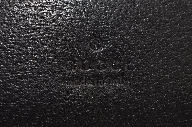 Authentic GUCCI Bamboo 2Way Tote Hand Bag Leather 0021034 Black 9107D