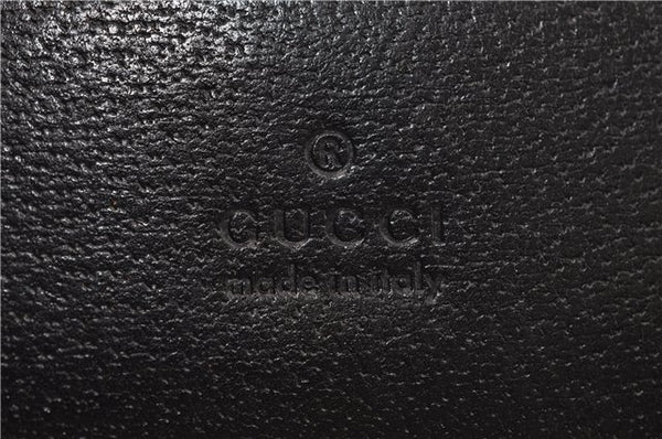 Authentic GUCCI Bamboo 2Way Tote Hand Bag Leather 0021034 Black 9107D