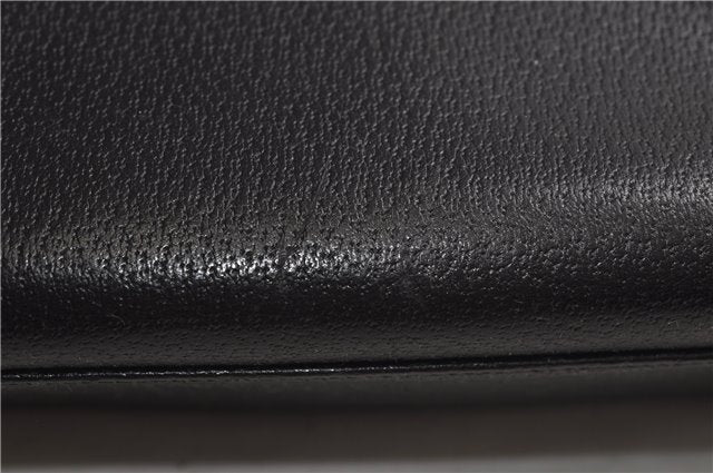 Authentic GUCCI Bamboo 2Way Tote Hand Bag Leather 0021034 Black 9107D