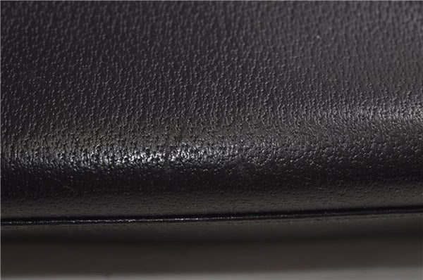 Authentic GUCCI Bamboo 2Way Tote Hand Bag Leather 0021034 Black 9107D