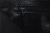 Authentic GUCCI Bamboo 2Way Tote Hand Bag Leather 0021034 Black 9107D