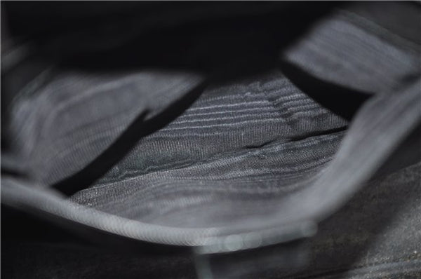 Authentic GUCCI Bamboo 2Way Tote Hand Bag Leather 0021034 Black 9107D