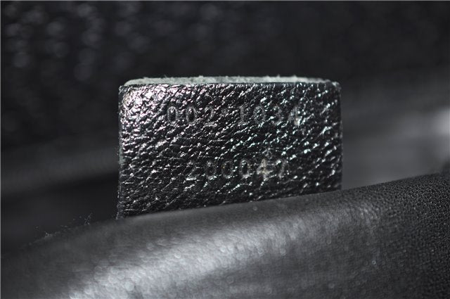 Authentic GUCCI Bamboo 2Way Tote Hand Bag Leather 0021034 Black 9107D