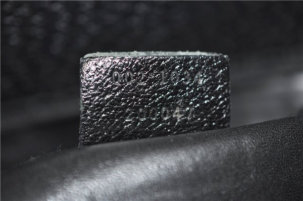 Authentic GUCCI Bamboo 2Way Tote Hand Bag Leather 0021034 Black 9107D