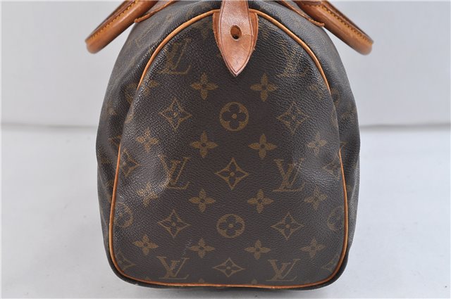 Authentic Louis Vuitton Monogram Speedy 30 Hand Bag M41526 LV 9111C