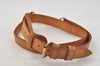 Authentic Louis Vuitton Leather Shoulder Strap Beige 35-46.1" LV 9114D