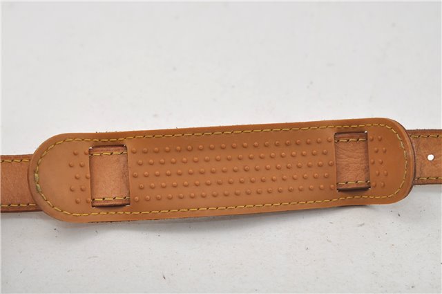 Authentic Louis Vuitton Leather Shoulder Strap Beige 35-46.1