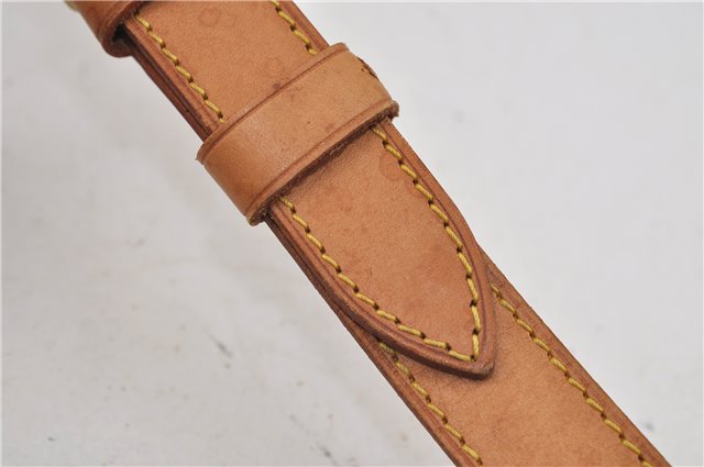 Authentic Louis Vuitton Leather Shoulder Strap Beige 35-46.1