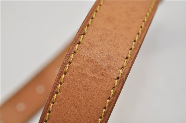 Authentic Louis Vuitton Leather Shoulder Strap Beige 35-46.1