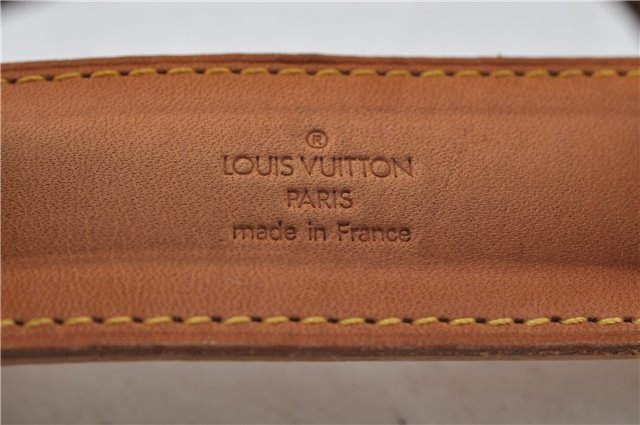 Authentic Louis Vuitton Leather Shoulder Strap Beige 35-46.1