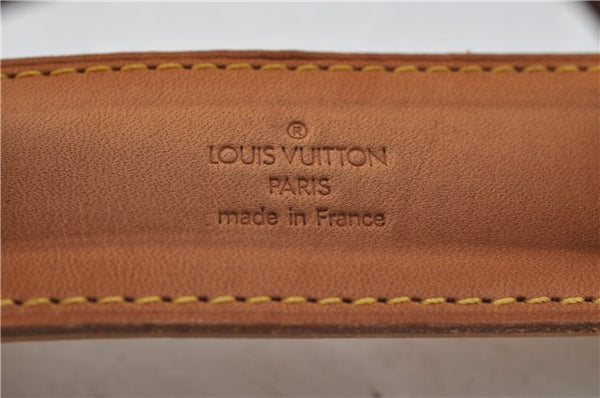 Authentic Louis Vuitton Leather Shoulder Strap Beige 35-46.1" LV 9114D