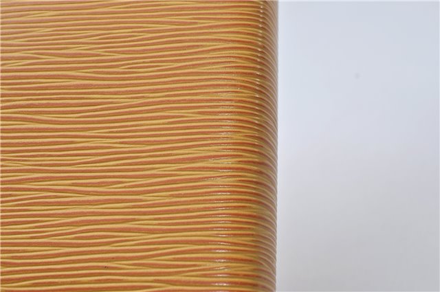 Authentic Louis Vuitton Epi Agenda MM Day Planner Cover Yellow R20049 LV 9115D