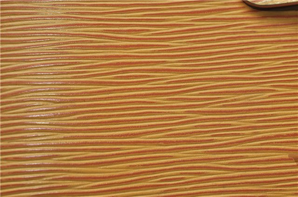 Authentic Louis Vuitton Epi Agenda MM Day Planner Cover Yellow R20049 LV 9115D