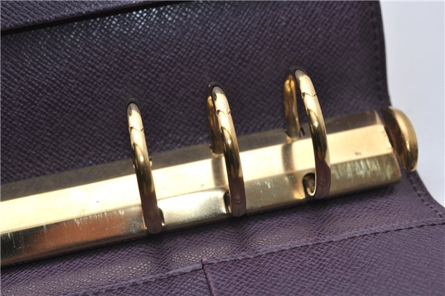 Authentic Louis Vuitton Epi Agenda MM Day Planner Cover Yellow R20049 LV 9115D