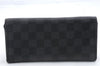 Auth Louis Vuitton Damier Graphite Portefeuille Long Modulable Wallet LV 9116C