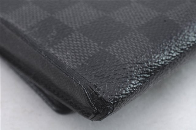 Auth Louis Vuitton Damier Graphite Portefeuille Long Modulable Wallet LV 9116C