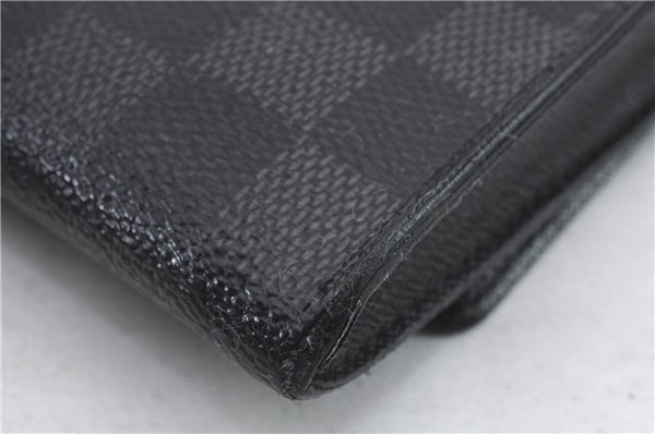 Auth Louis Vuitton Damier Graphite Portefeuille Long Modulable Wallet LV 9116C