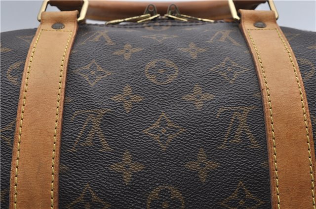 Auth Louis Vuitton Monogram Keepall Bandouliere 50 Boston Bag M41416 LV 9116D