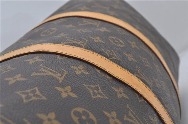 Auth Louis Vuitton Monogram Keepall Bandouliere 50 Boston Bag M41416 LV 9116D