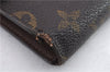 Authentic Louis Vuitton Monogram Porte Tresor Etui Papier Wallet M61202 LV 9118C