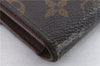 Authentic Louis Vuitton Monogram Porte Tresor Etui Papier Wallet M61202 LV 9118C