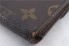 Authentic Louis Vuitton Monogram Porte Tresor Etui Papier Wallet M61202 LV 9118C