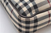Authentic BURBERRY Nova Check Canvas Leather Shoulder Cross Body Bag Beige 9119D