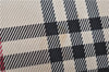 Authentic BURBERRY Nova Check Canvas Leather Shoulder Cross Body Bag Beige 9119D