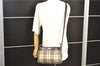 Authentic BURBERRY Nova Check Canvas Leather Shoulder Cross Body Bag Beige 9119D