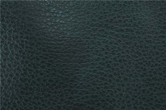 Authentic GUCCI Vintage Shoulder Cross Body Bag Purse Leather Green 9120D