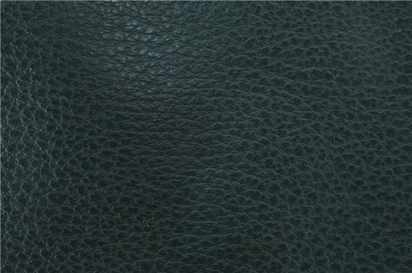 Authentic GUCCI Vintage Shoulder Cross Body Bag Purse Leather Green 9120D