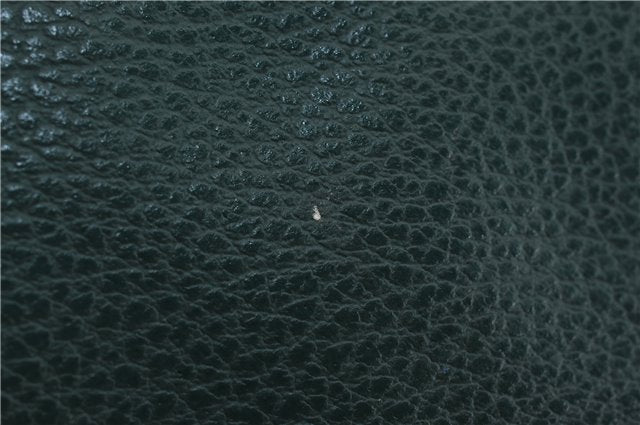 Authentic GUCCI Vintage Shoulder Cross Body Bag Purse Leather Green 9120D