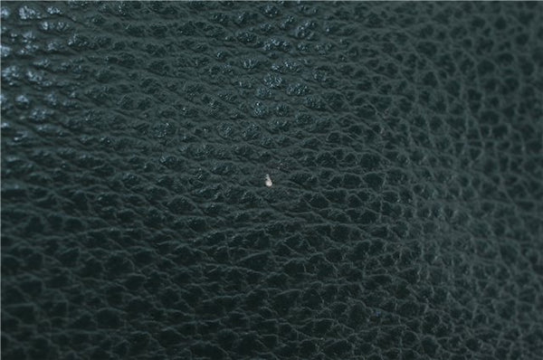 Authentic GUCCI Vintage Shoulder Cross Body Bag Purse Leather Green 9120D