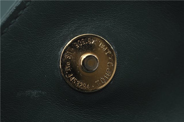 Authentic GUCCI Vintage Shoulder Cross Body Bag Purse Leather Green 9120D