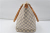 Authentic Louis Vuitton Damier Azur Saleya MM Shoulder Tote Bag N51185 LV 9122D