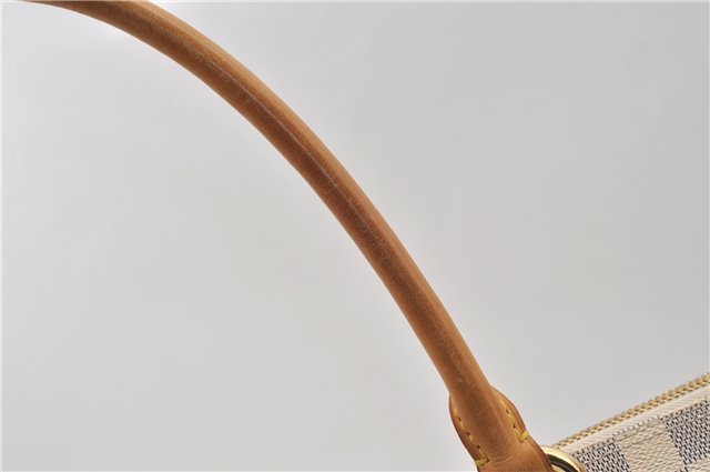 Authentic Louis Vuitton Damier Azur Saleya MM Shoulder Tote Bag N51185 LV 9122D