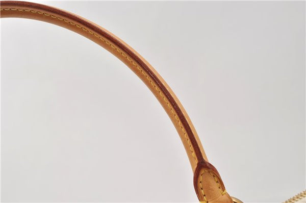 Authentic Louis Vuitton Damier Azur Saleya MM Shoulder Tote Bag N51185 LV 9122D