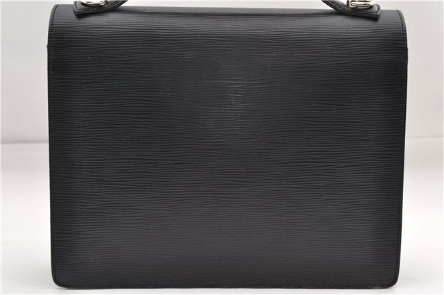 Authentic Louis Vuitton Epi Monceau 2Way Shoulder Hand Bag Black M52792 LV 9123D