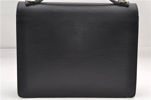 Authentic Louis Vuitton Epi Monceau 2Way Shoulder Hand Bag Black M52792 LV 9123D