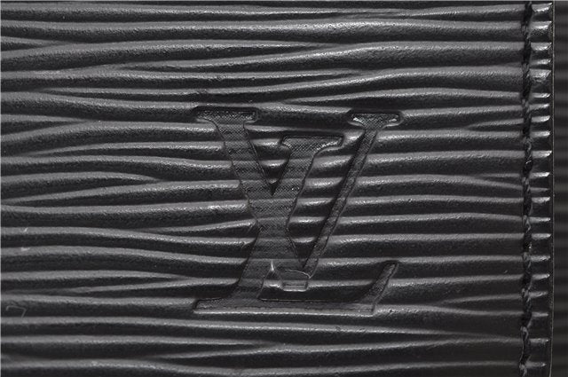 Authentic Louis Vuitton Epi Monceau 2Way Shoulder Hand Bag Black M52792 LV 9123D