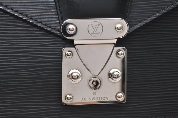 Authentic Louis Vuitton Epi Monceau 2Way Shoulder Hand Bag Black M52792 LV 9123D