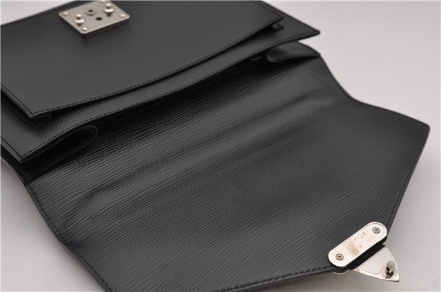 Authentic Louis Vuitton Epi Monceau 2Way Shoulder Hand Bag Black M52792 LV 9123D