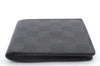 Auth Louis Vuitton Damier Graphite Portefeuille Marco N62664 Bifold Wallet 9124C