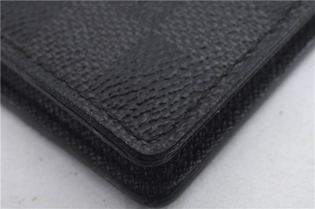 Auth Louis Vuitton Damier Graphite Portefeuille Marco N62664 Bifold Wallet 9124C