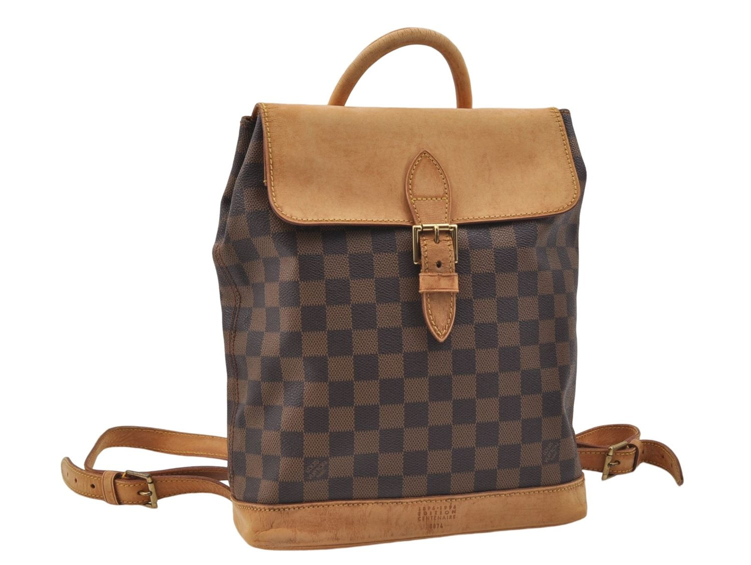Authentic Louis Vuitton Damier Arlequin Backpack N99038 LV 9124D