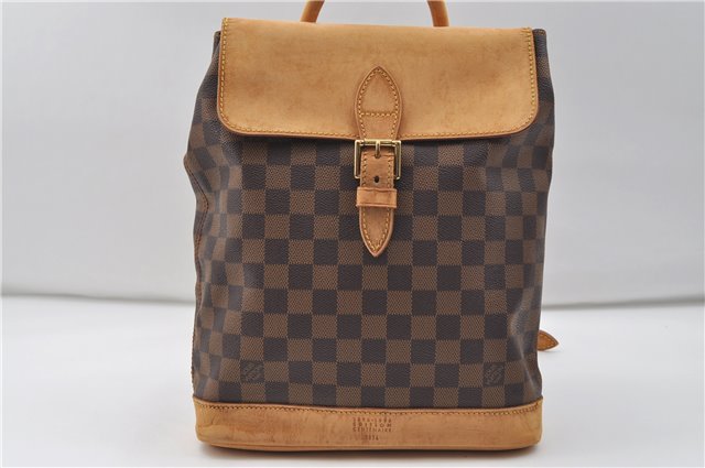 Authentic Louis Vuitton Damier Arlequin Backpack N99038 LV 9124D