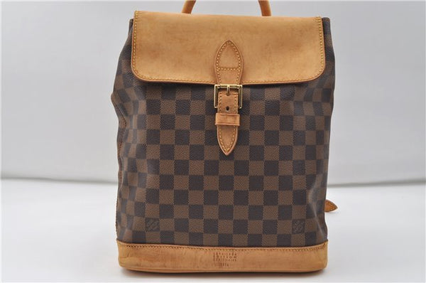 Authentic Louis Vuitton Damier Arlequin Backpack N99038 LV 9124D